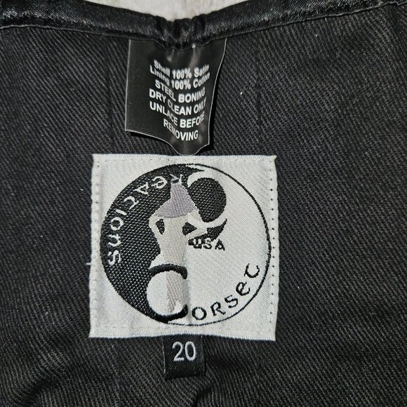 SALE! XS Tight Lacing Under Bust Steel Boned Corset ZIP PINK - Picture 3 of 16